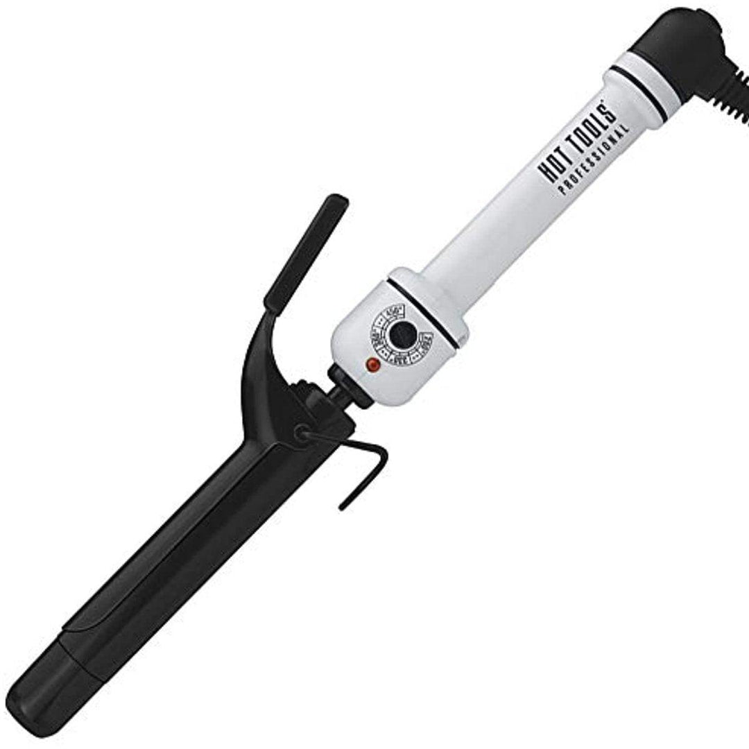 Hot Tools Nano Ceramic Salon Curling Iron/Wand Model HTBW44 Black/White 1 Inch