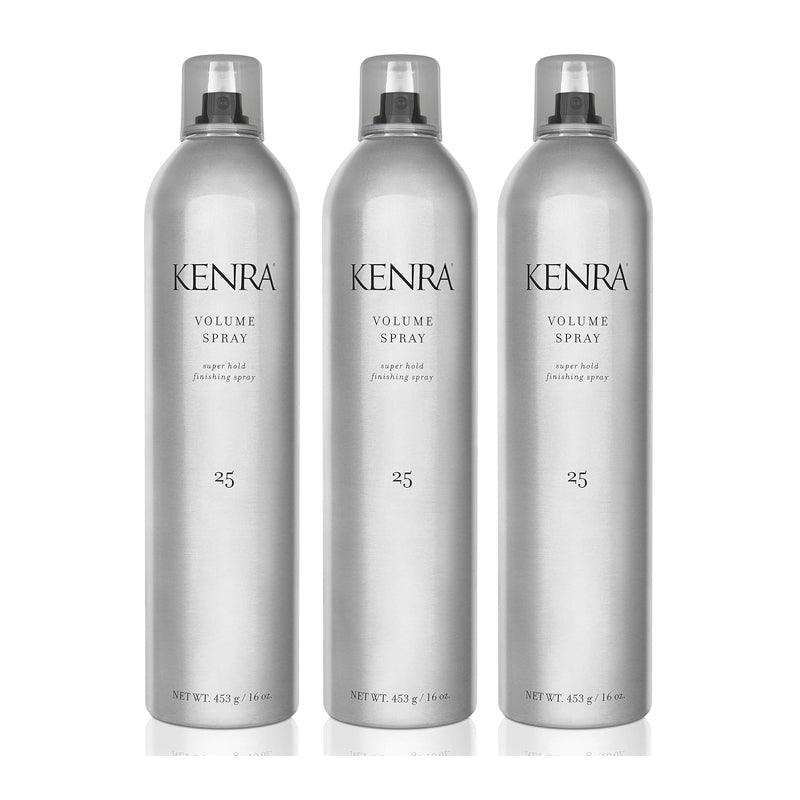 Kenra Volume Hairspray #25, 50% Voc, 16 oz (Pack of 3)