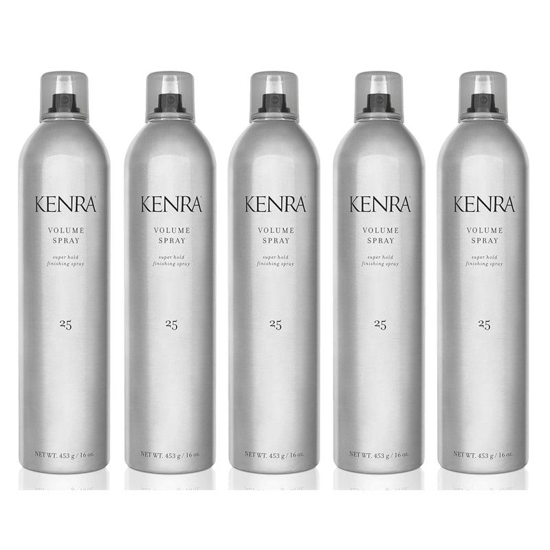 Kenra Volume Hairspray #25, 50% Voc, 16 oz (Pack of 5)