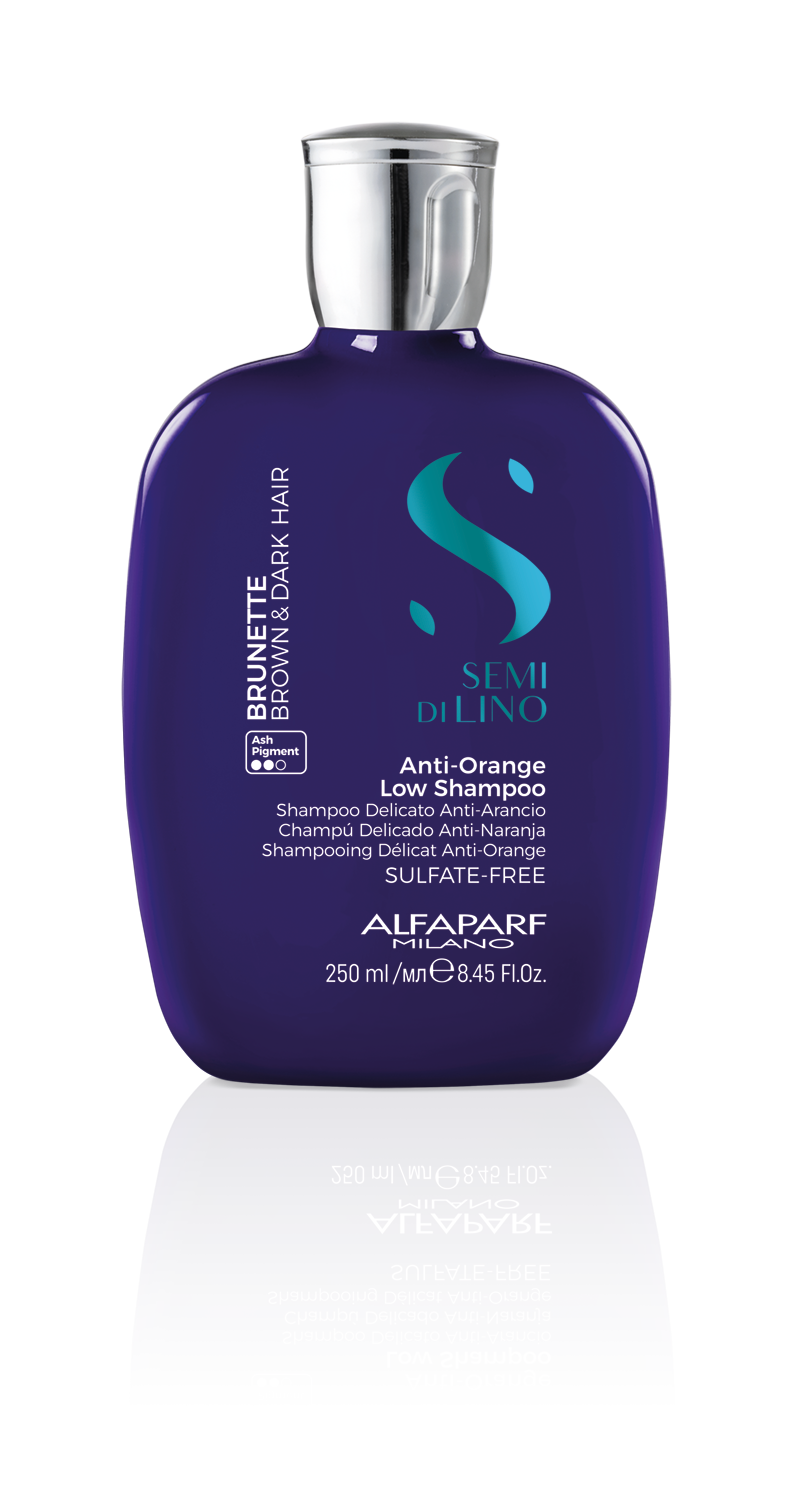 Alfaparf Milano Semi Di Lino Sublime Brunette Anti-Orange Low Shampoo 8.45 oz