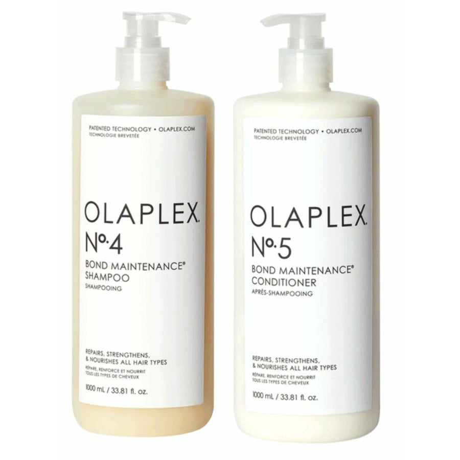 Olaplex Bond Maintenance Shampoo No. 4 & Conditioner No. 5 liter/33.8oz Duo-The Warehouse Salon