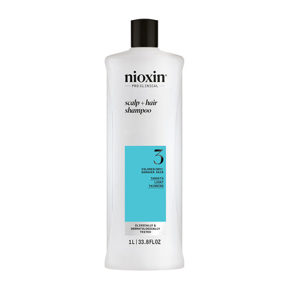 Nioxin System 3 Cleanser Shampoo 33.8 oz