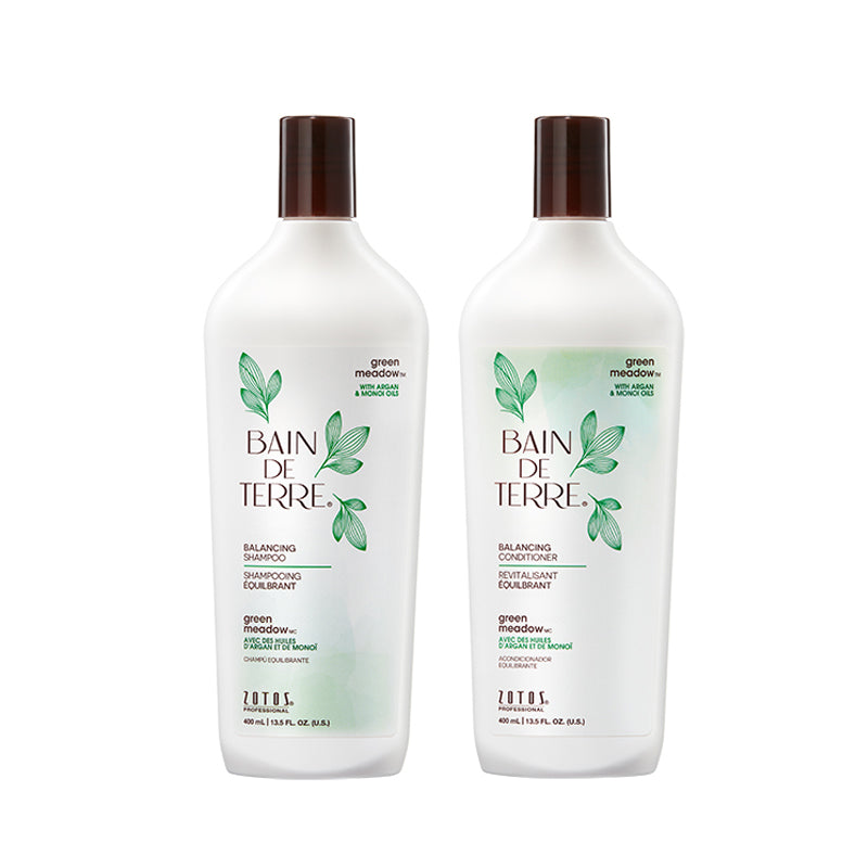 Bain de Terre Green Meadow Balancing Shampoo & Conditioner 13.5oz Duo