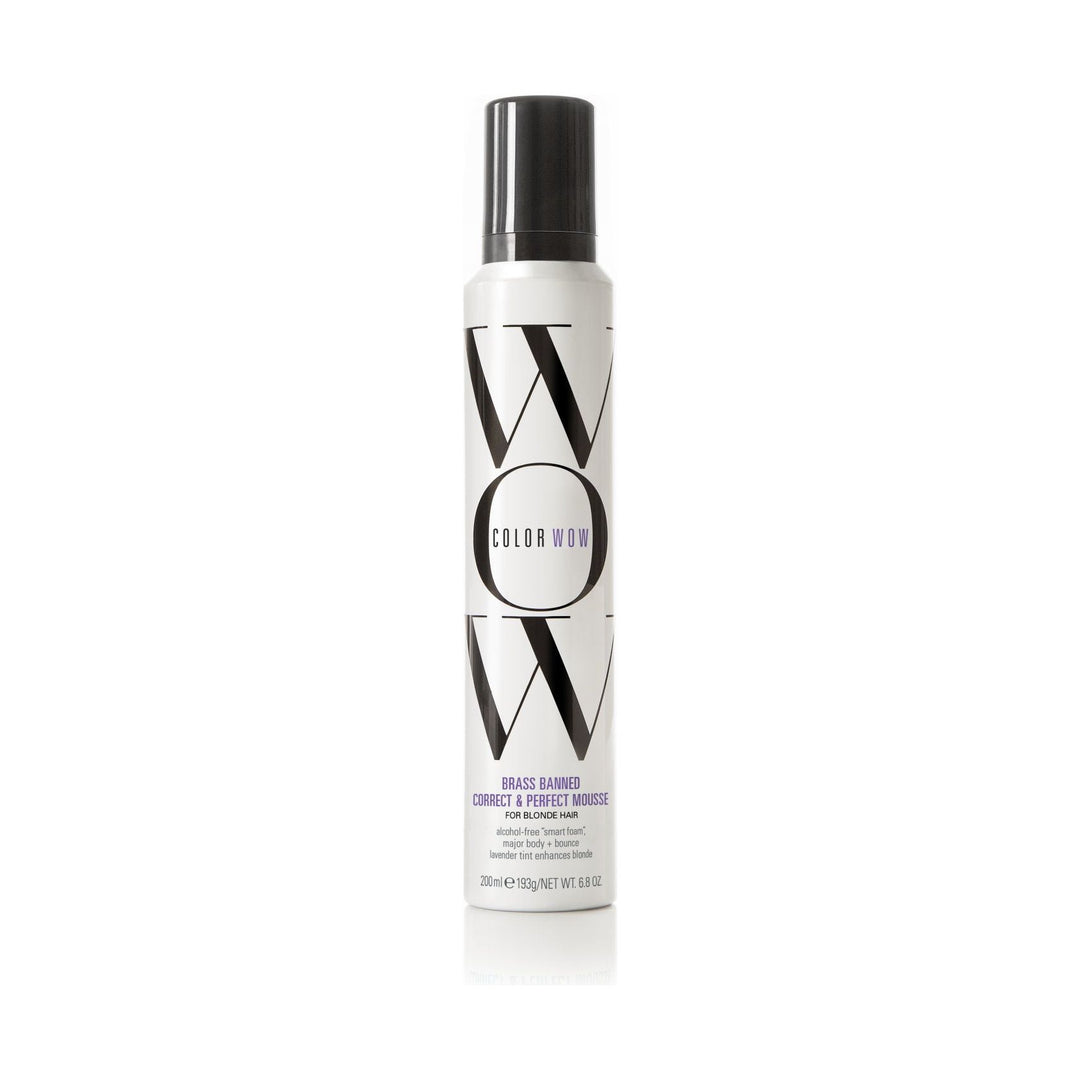 Color Wow Brass Banned Mousse For Blonde Hair, 6.8 Oz