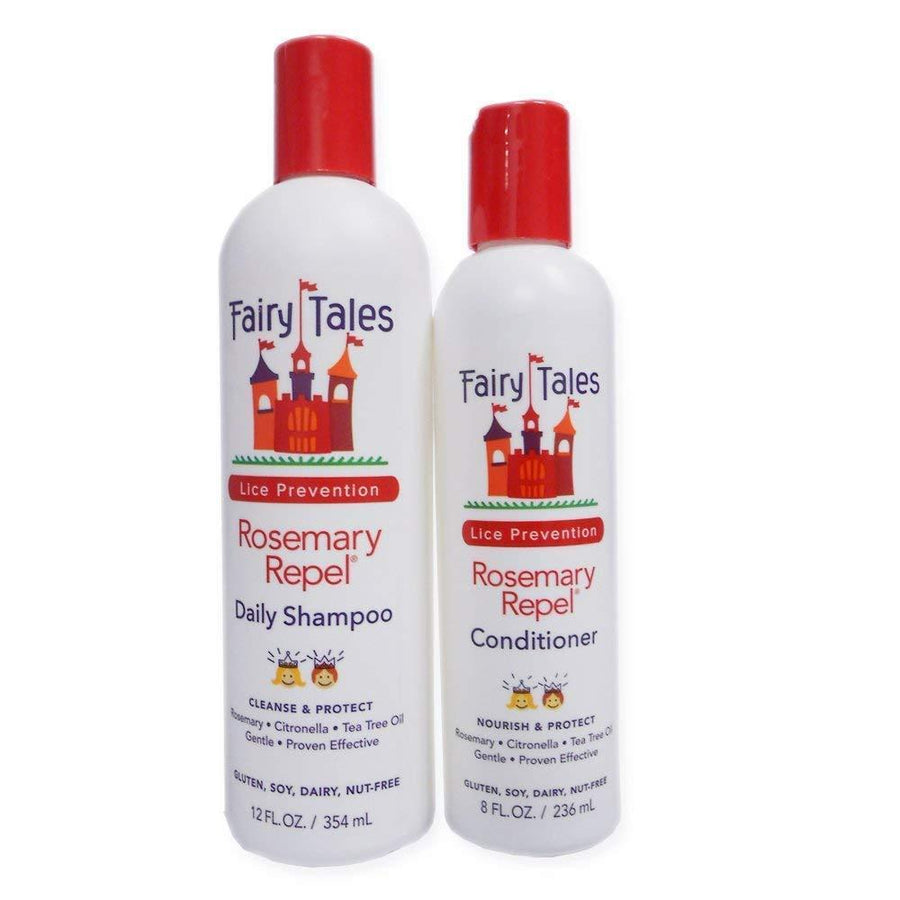 Fairy Tales Rosemary Repel Lice Prevention Shampoo 12oz, Conditioner 8 oz Duo