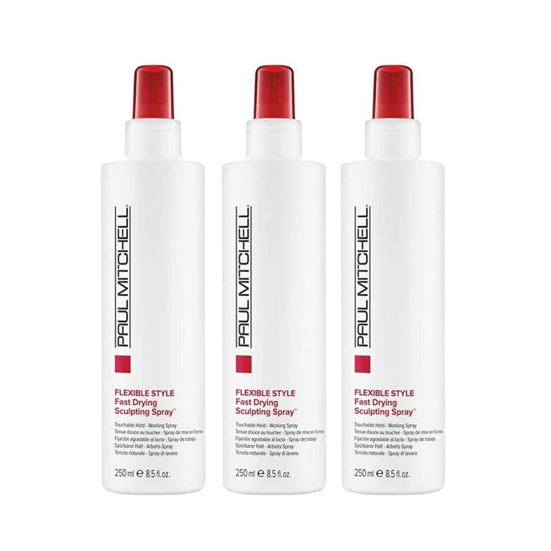 Paul Mitchell Flexible Style Fast Drying Sculpting Hairspray , 8.5oz (Pack of 3)