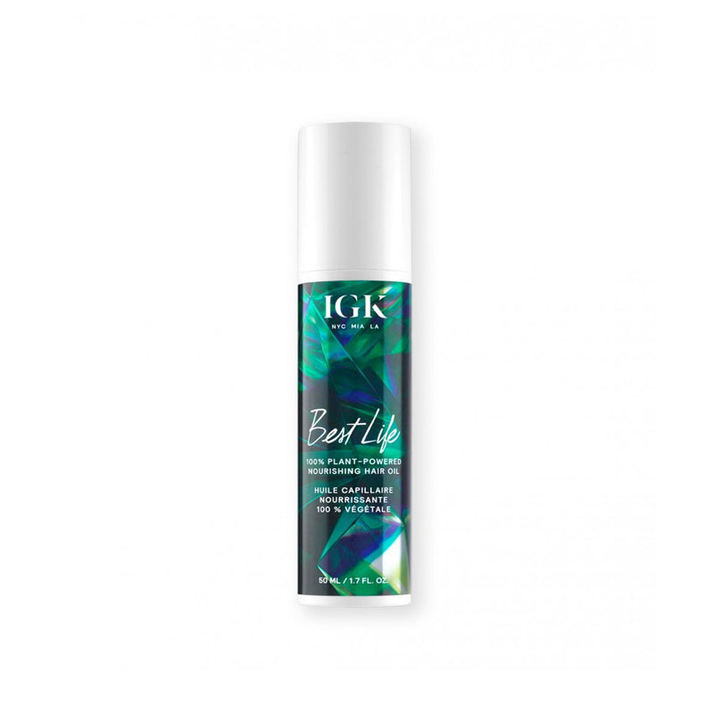 IGK Best Life 100% Plant-Powered Nourishing Hair Oil 1.4oz-The Warehouse Salon
