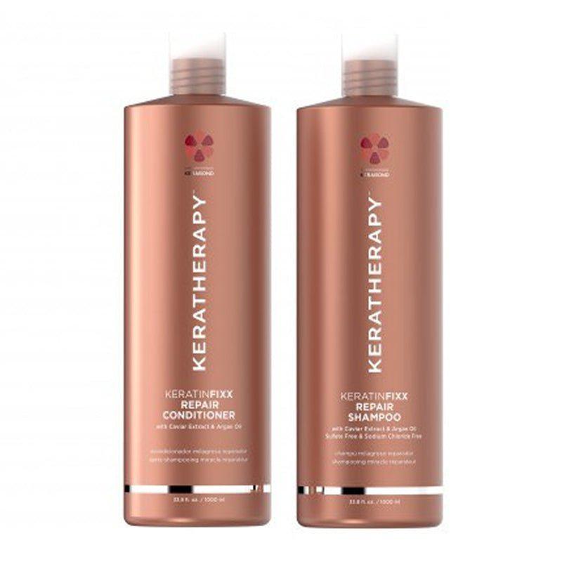 Keratherapy KeratinFixx Repair Shampoo & Conditioner 33.8 oz Duo