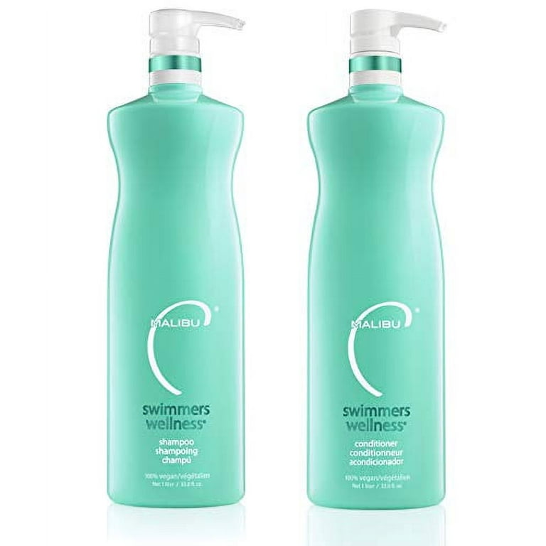 Malibu C Swimmers Shampoo and Conditioner 33.8oz Duo