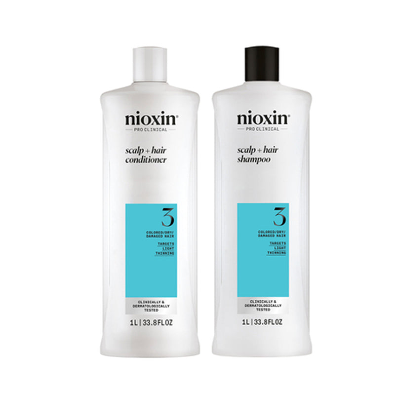 Nioxin System 3 Cleanser & Scalp Therapy Conditioner Duo 33.8oz