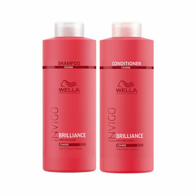 Wella Invigo Brilliance Shampoo & Conditioner Duo For Coarse 33.8oz