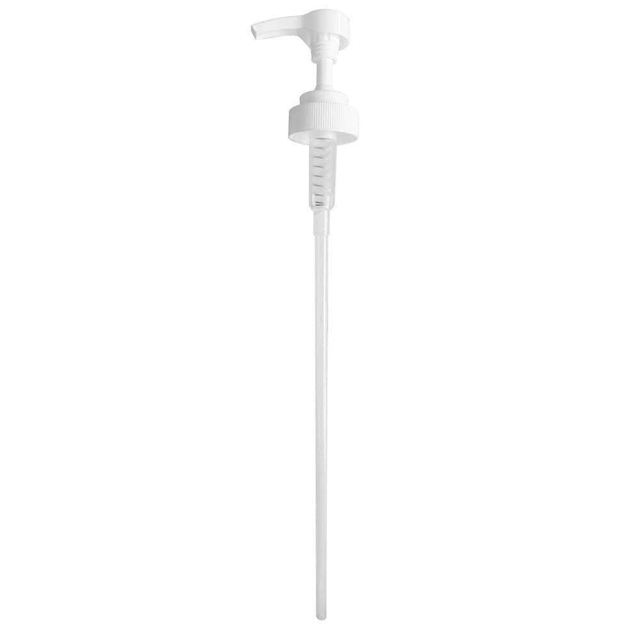 1 White Shampoo Gallon Pump Bottle Dispenser-The Warehouse Salon