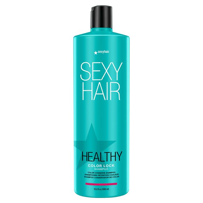 Sexy Hair Vibrant Color Lock Shampoo 33.8oz-The Warehouse Salon