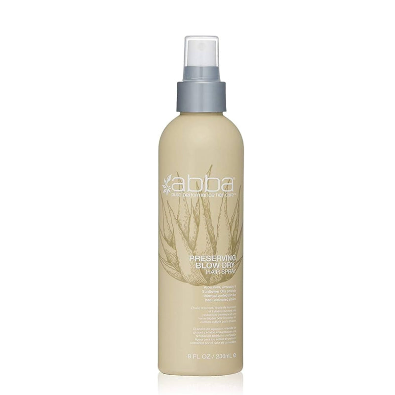 Abba Pure Style Preserving Blow Dry Hair Spray 8 oz