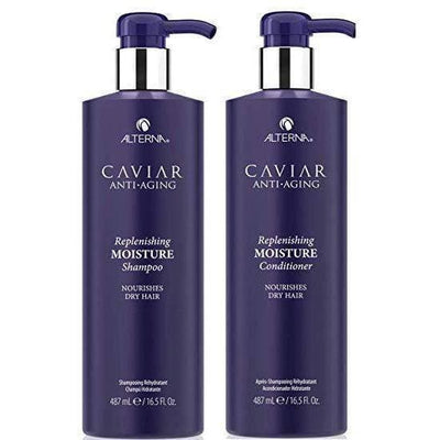 Alterna CAVIAR Replenishing Moisture Shampoo and Conditioner 16.5 oz DUO-The Warehouse Salon