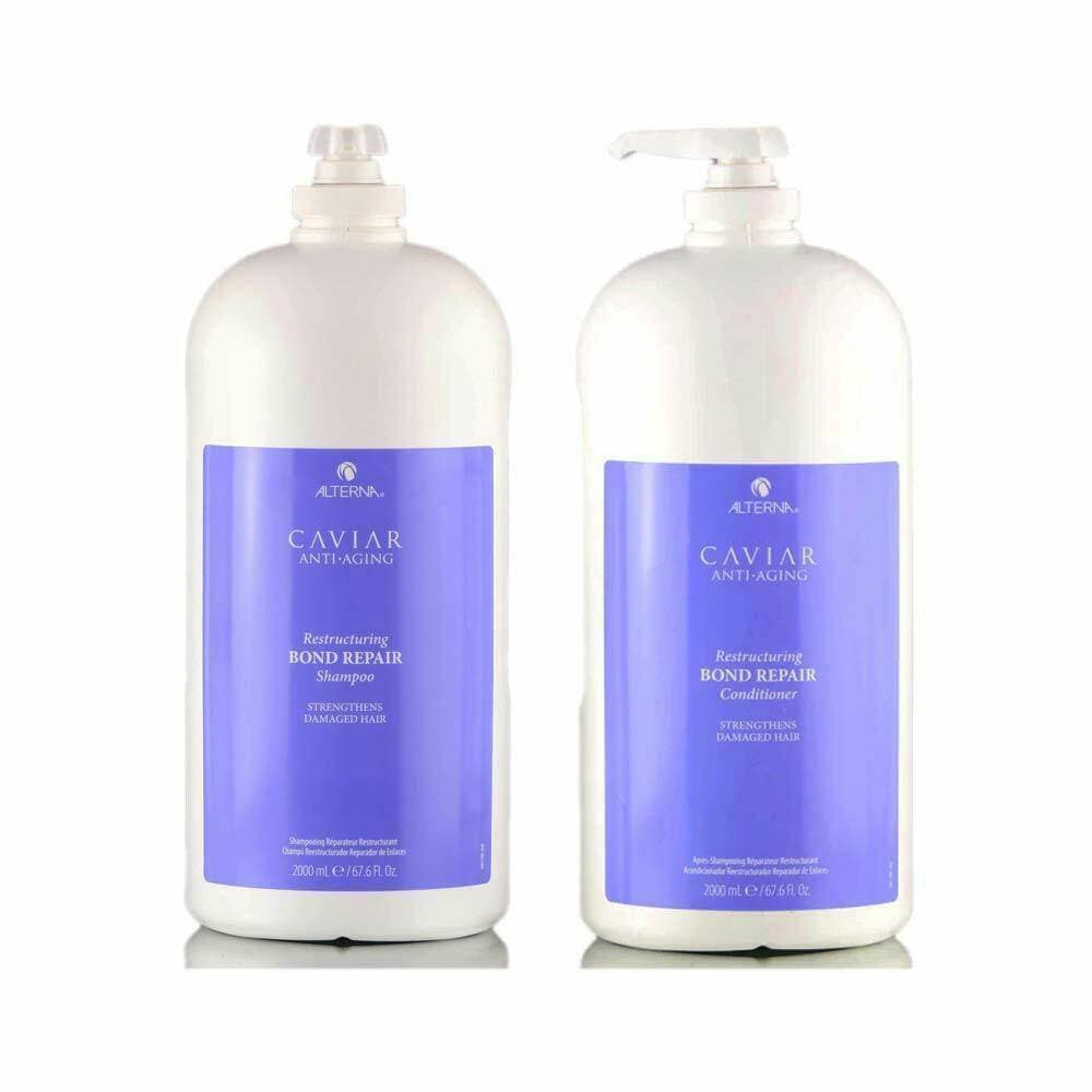 Alterna Caviar Anti-Aging Restructuring Bond Repair Shampoo & Conditioner 67.6 oz duo-The Warehouse Salon
