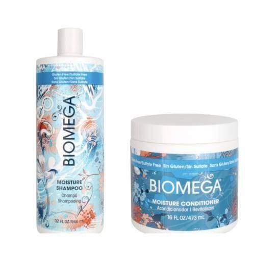 Aquage Biomega Moisture Shampoo, 32oz /Intensive Conditioner,16oz Duo-The Warehouse Salon