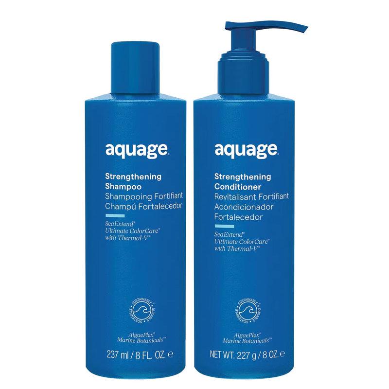 Aquage Sea Extend Strengthening Shampoo 10oz & Conditioner 5oz Duo-The Warehouse Salon
