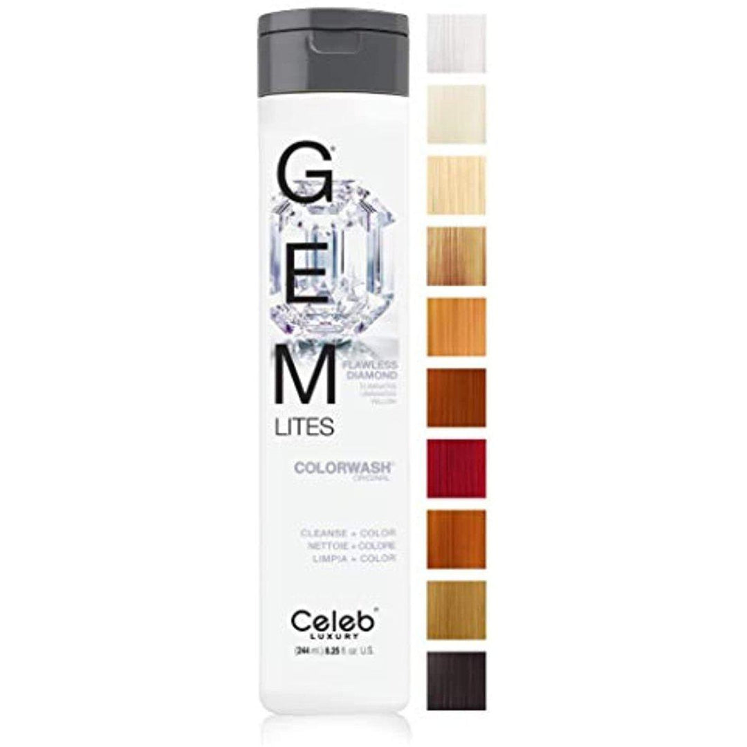 Celeb Luxury- Gemlites -Flawless Diamond Colorwash Shampoo 8.25oz-The Warehouse Salon