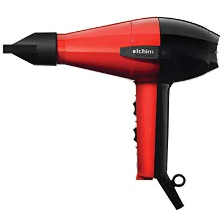 Elchim Professional Hair Dryer - Red and Black-The Warehouse Salon