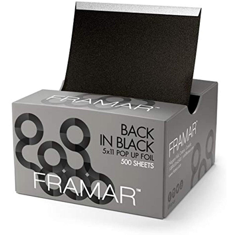 Framar Back In Black Pop Up 5"X11" 500ct-The Warehouse Salon