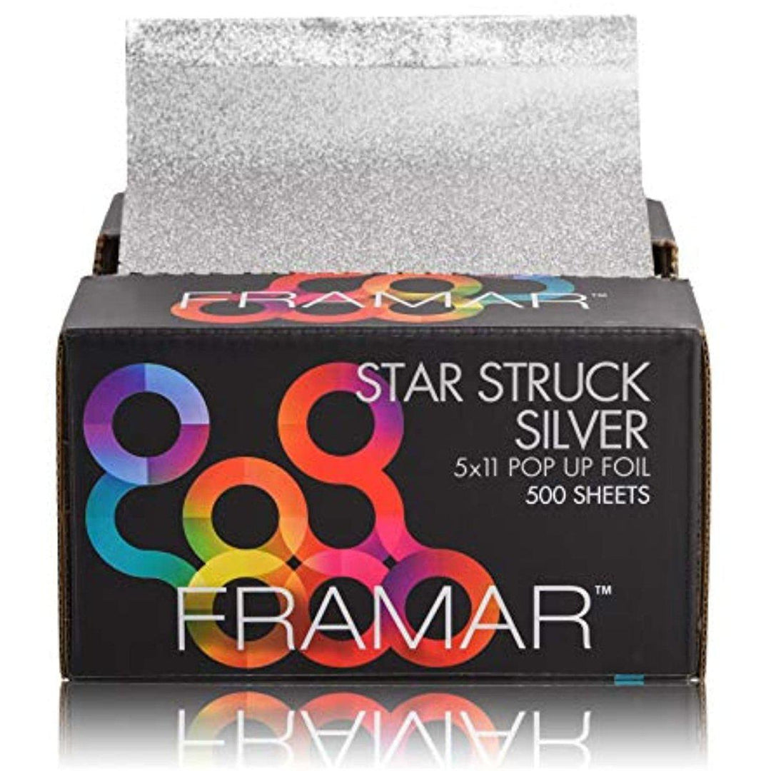 Framar Star Struck Silver Embossed Pop Up 5"X11" 500/Deal-The Warehouse Salon