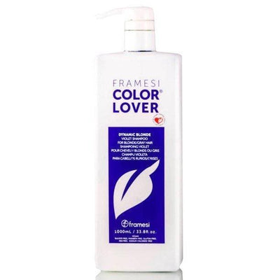 Framesi Color Lover Dynamic Blonde Violet Shampoo 33.8oz/Liter-The Warehouse Salon