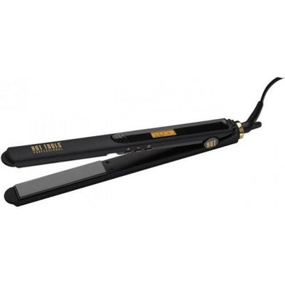 Hot Tools #HT7117BG Black Gold Digital Salon Long Flat Iron 1.25"-The Warehouse Salon