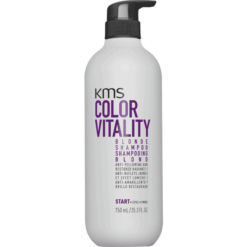 KMS ColorVitality Blonde Shampoo 750ml/25.3oz-The Warehouse Salon