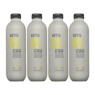 KMS HairPlay Styling Gel Firm Hold 25.3oz (Pack of 4)-The Warehouse Salon