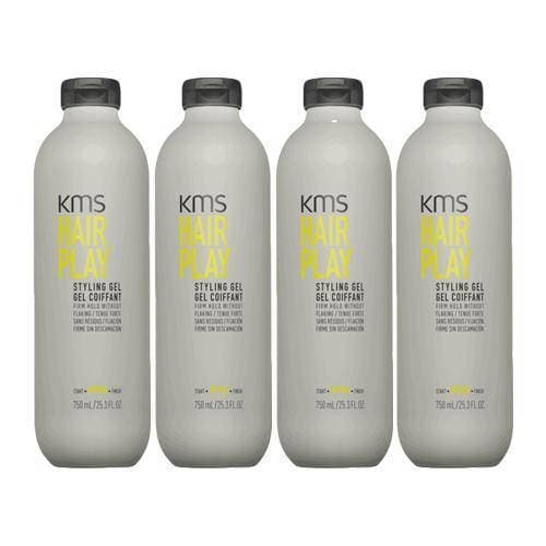 KMS HairPlay Styling Gel Firm Hold 25.3oz (Pack of 4)-The Warehouse Salon