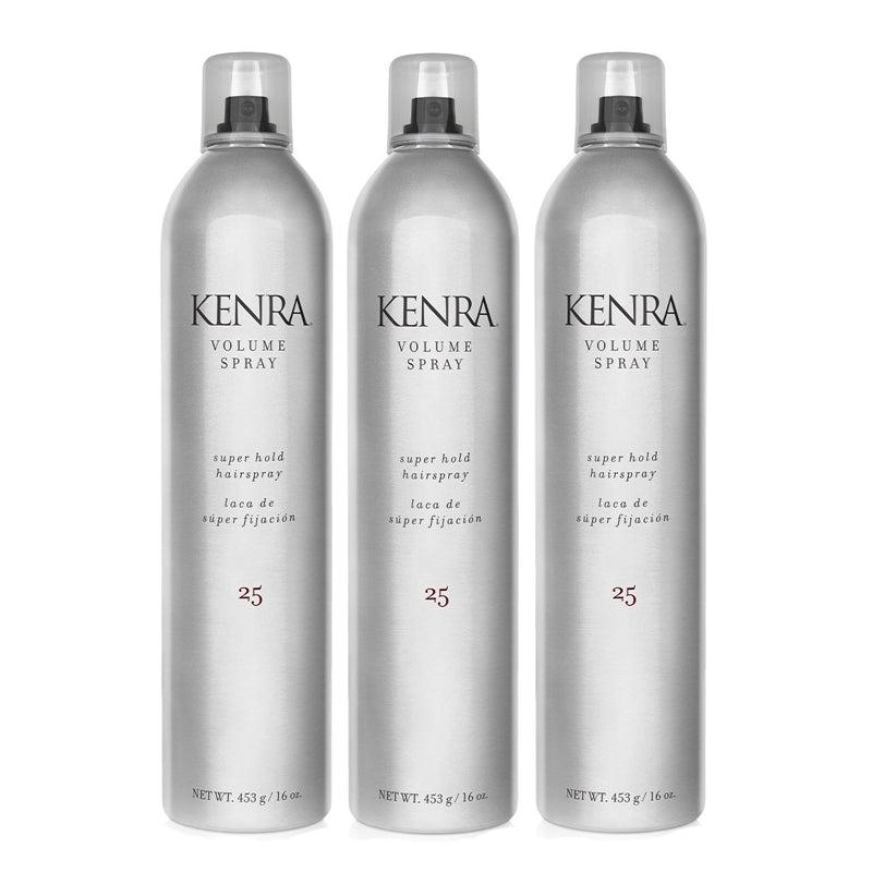 Kenra Volume Hairspray #25, 55% Voc, 16 oz (Pack of 3)-The Warehouse Salon