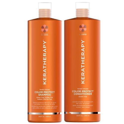 Keratherapy Keratin infused Color Protect Shampoo & Conditioner Liter/33.8 oz DUO-The Warehouse Salon