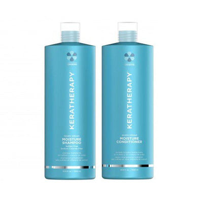 Keratherapy Moisture Shampoo & Conditioner 32oz, Liter Bundle Duo-The Warehouse Salon