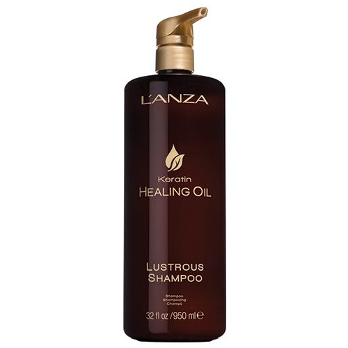 L'ANZA Keratin Healing Oil Lustrous Shampoo, 32 Floz-The Warehouse Salon