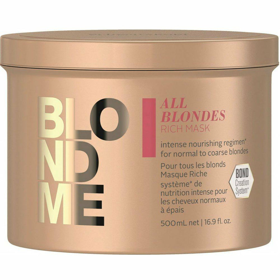 Schwarzkopf BlondMe Restore Bond Mask All Blondes 16.9 oz-The Warehouse Salon