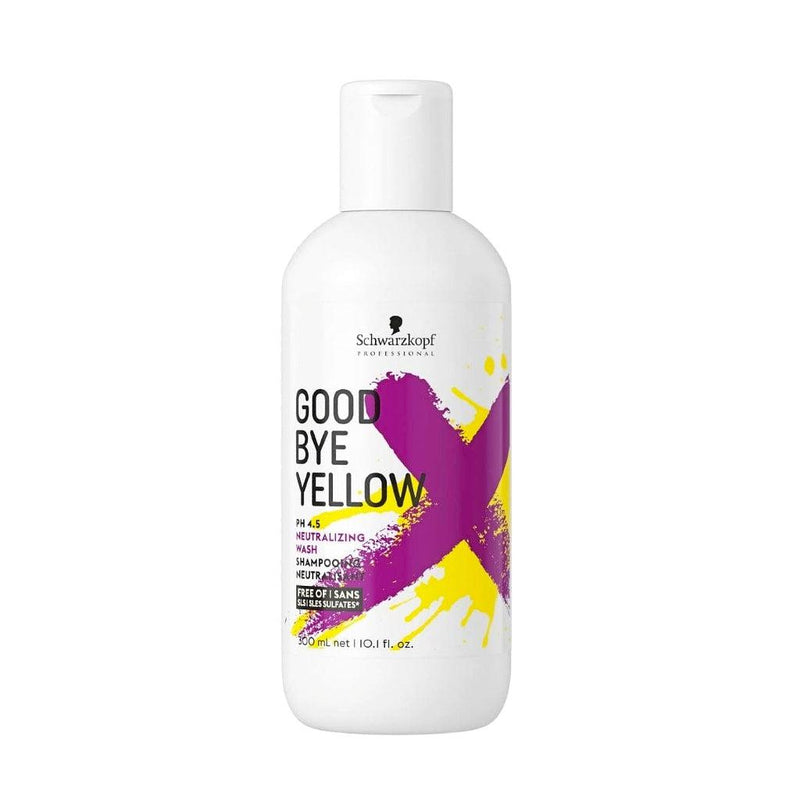 Schwarzkopf Good Bye Yellow Neutralizing Wash 10.oz-The Warehouse Salon
