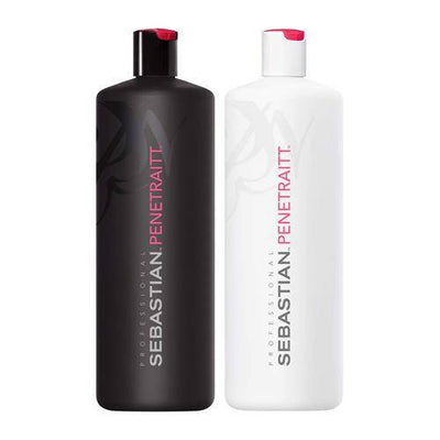 Sebastian Penetraitt Shampoo & Conditioner Liter DUO Set 33.8 oz-The Warehouse Salon