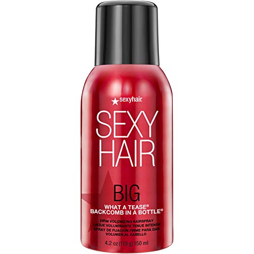 SexyHair Big What A Tease Backcomb in a Bottle Firm Volumizing Hairspray, 4.2 Oz-The Warehouse Salon