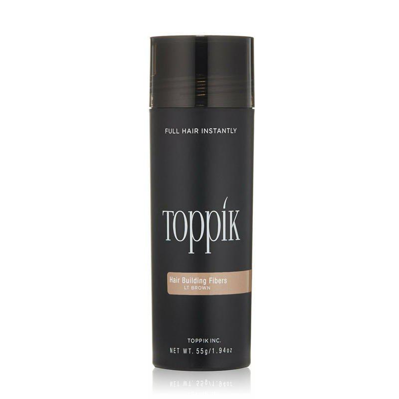 TOPPIK Hair Building Fibers, Light Brown, 55g/1.94 oz-The Warehouse Salon