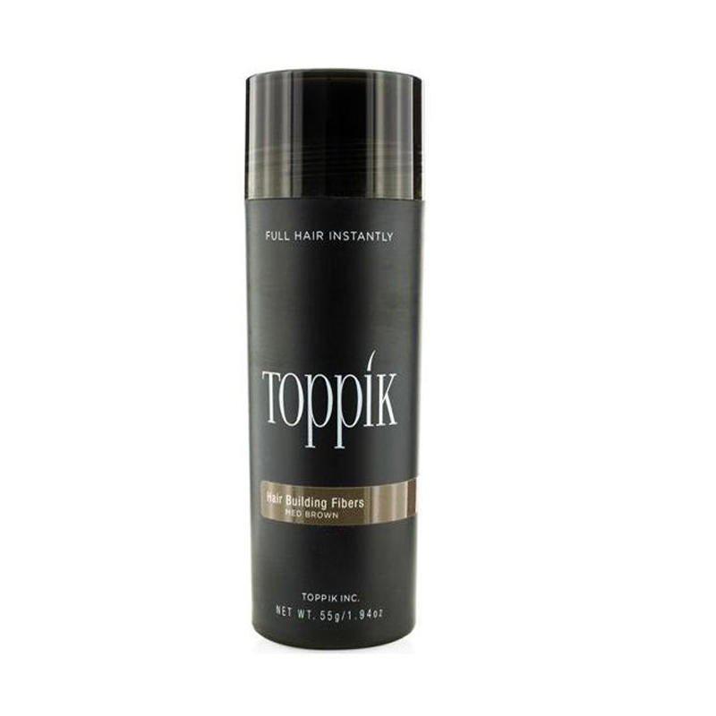 Toppik Hair Building Fibers, Medium Brown, 55g/1.94 oz-The Warehouse Salon