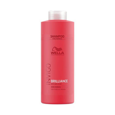 Wella Invigo Brilliance Shampoo for Fine to Normal Hair 1L/33.8oz-The Warehouse Salon