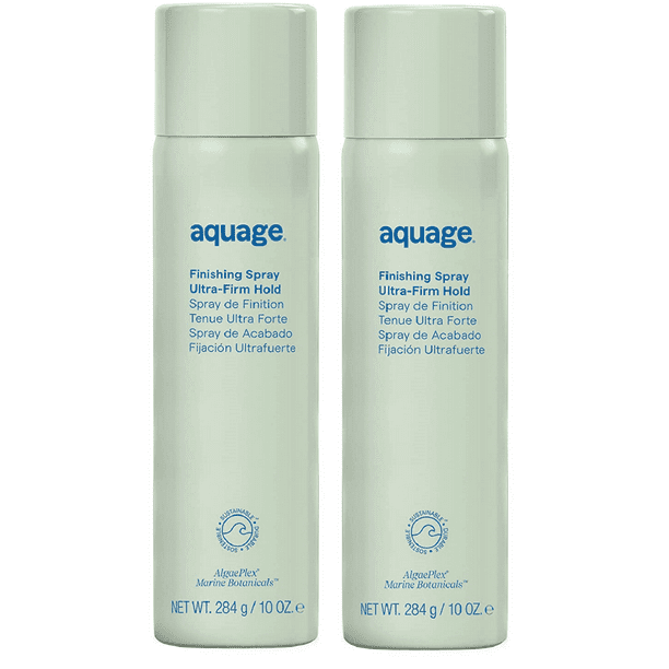 Aquage Finishing Spray Ultra Firm Hold 10 oz 2 Pack-The Warehouse Salon